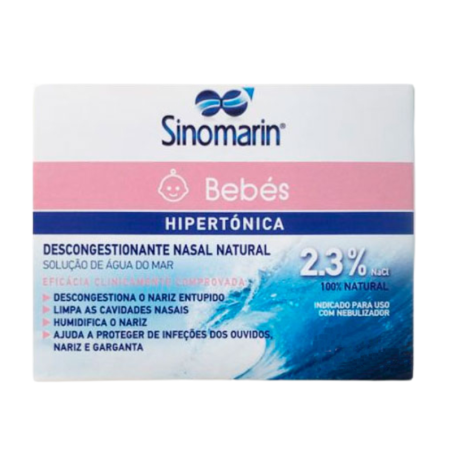 Sinomarin bebes limpieza nasal monodosis 18 viales