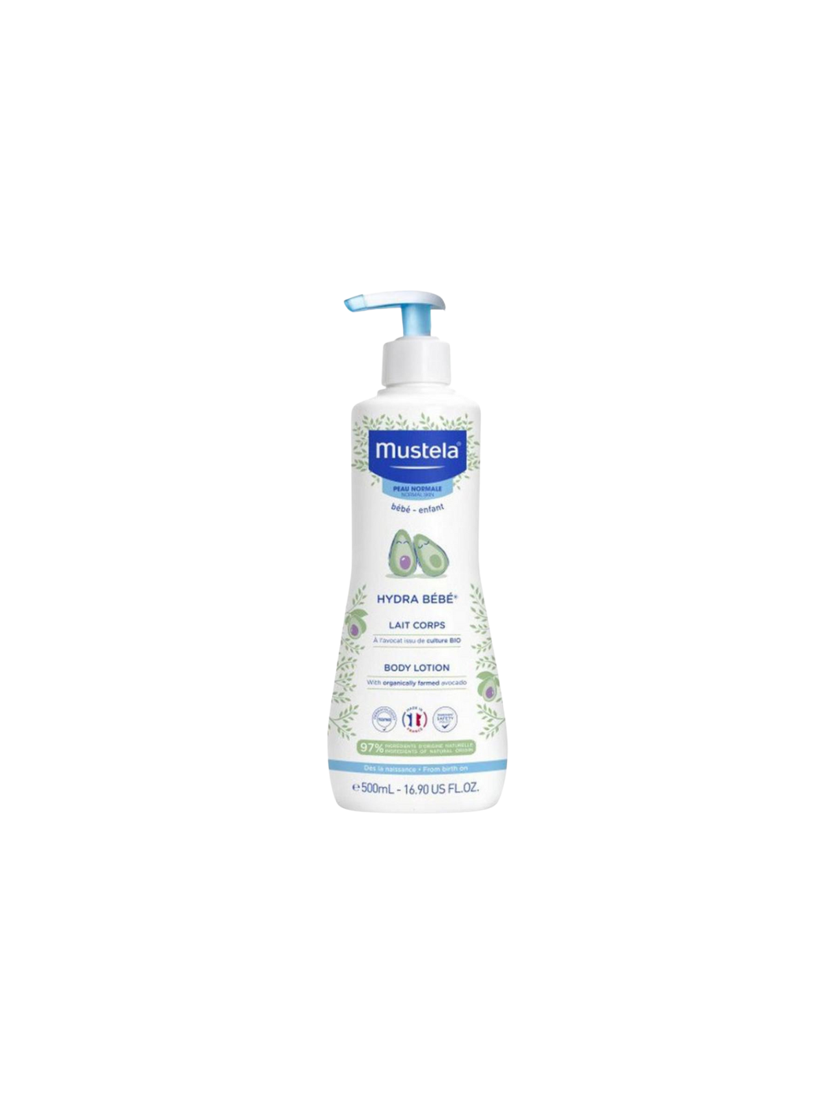 Mustela hydra bebe leche corporal 500 ml