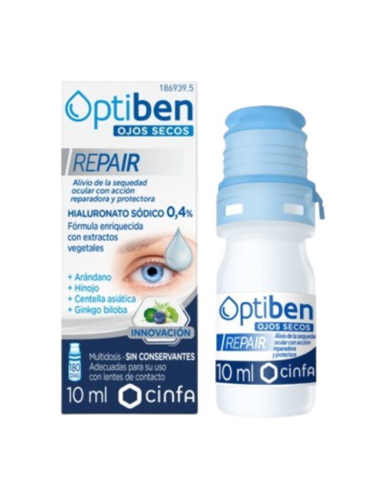 Optiben ojos secos repair frasco 10 ml