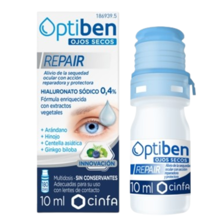 Optiben ojos secos repair frasco 10 ml
