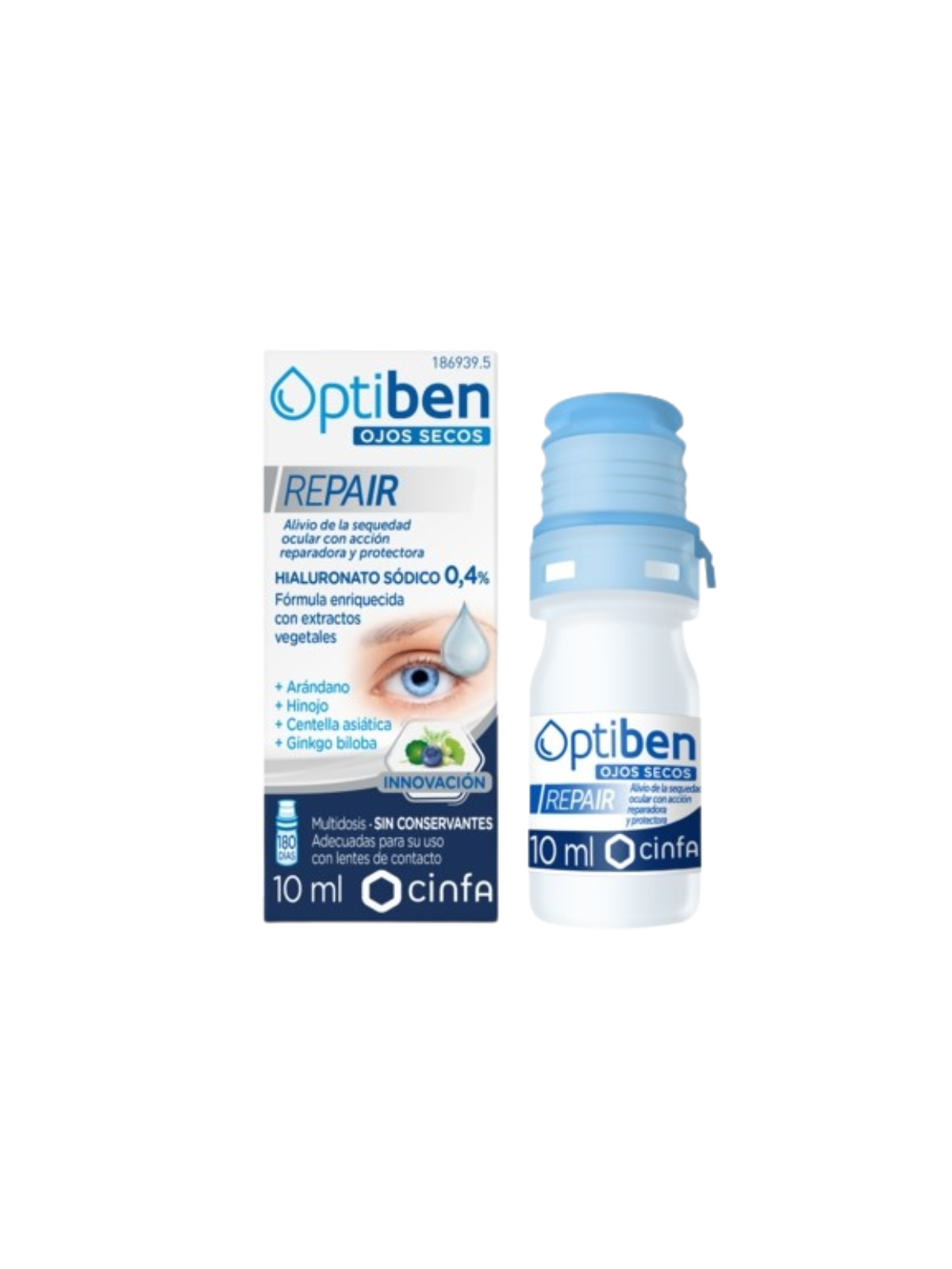 Optiben ojos secos repair frasco 10 ml