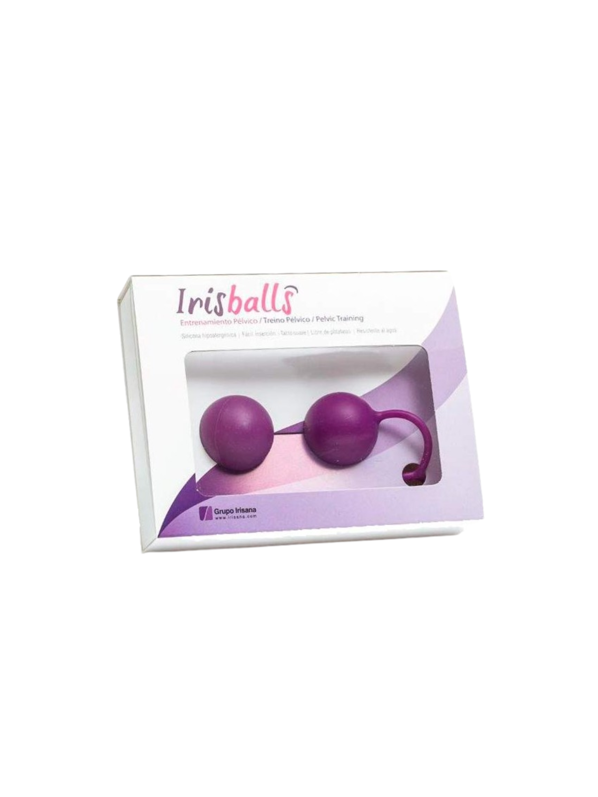 Irisballs dispositivo ejercicio suelo pelvico 2 bolas