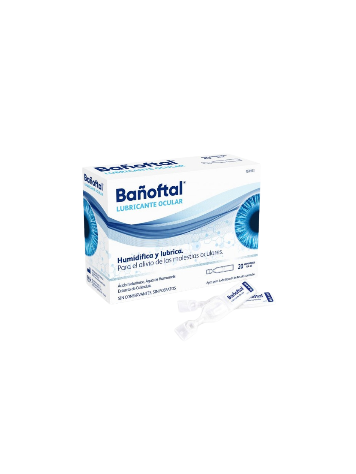 Bañoftal baño ocular 20 monodosis 0.4 ml