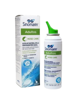 agua de mar, hipertónica, spray nasal, sinomarin descongestionante