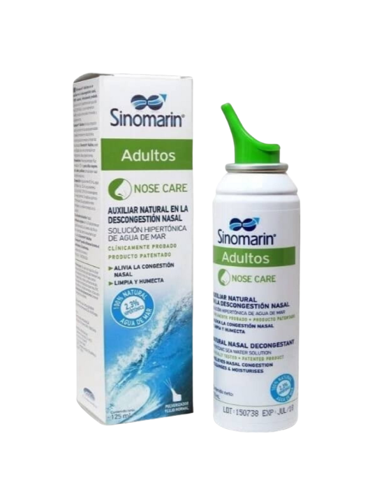 agua de mar, hipertónica, spray nasal, sinomarin descongestionante