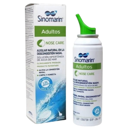 agua de mar, hipertónica, spray nasal, sinomarin descongestionante