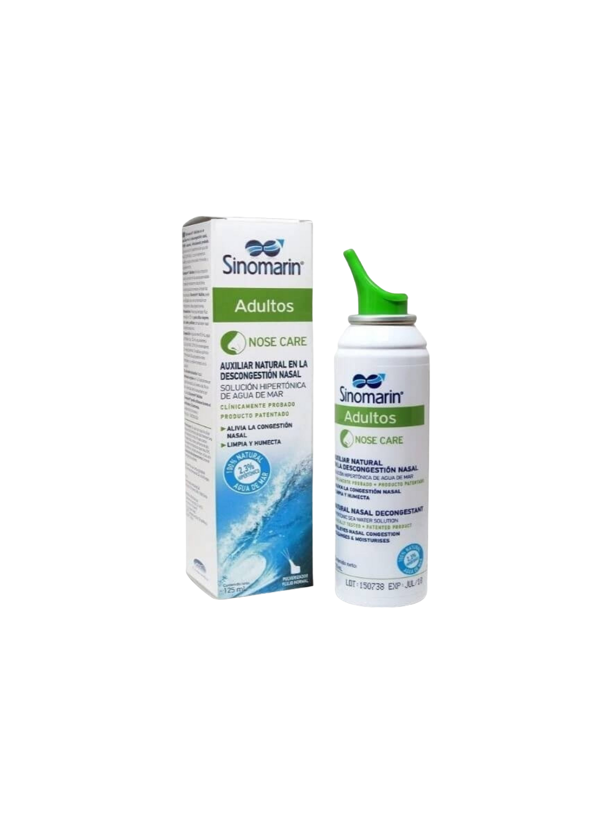 agua de mar, hipertónica, spray nasal, sinomarin descongestionante