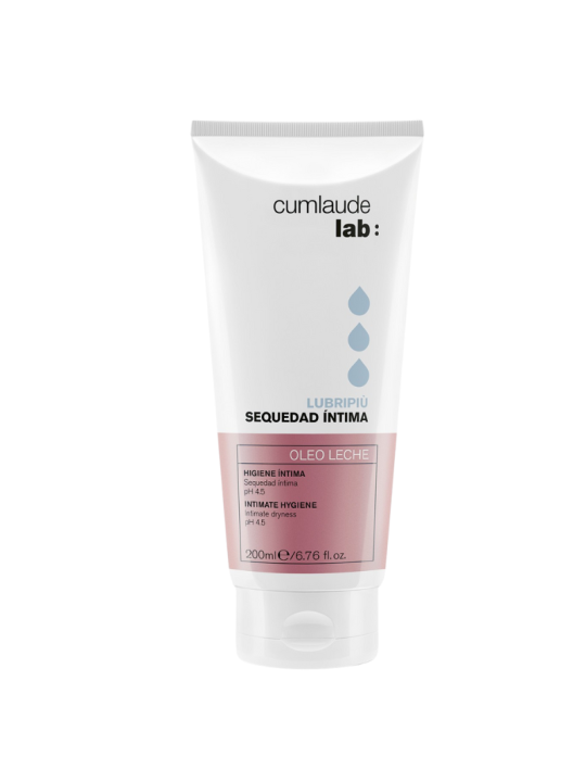 Cumlaude Lab Lubripiù Óleo Leche 200 ml  Aceite limpiador íntimo para pieles secas y sensible