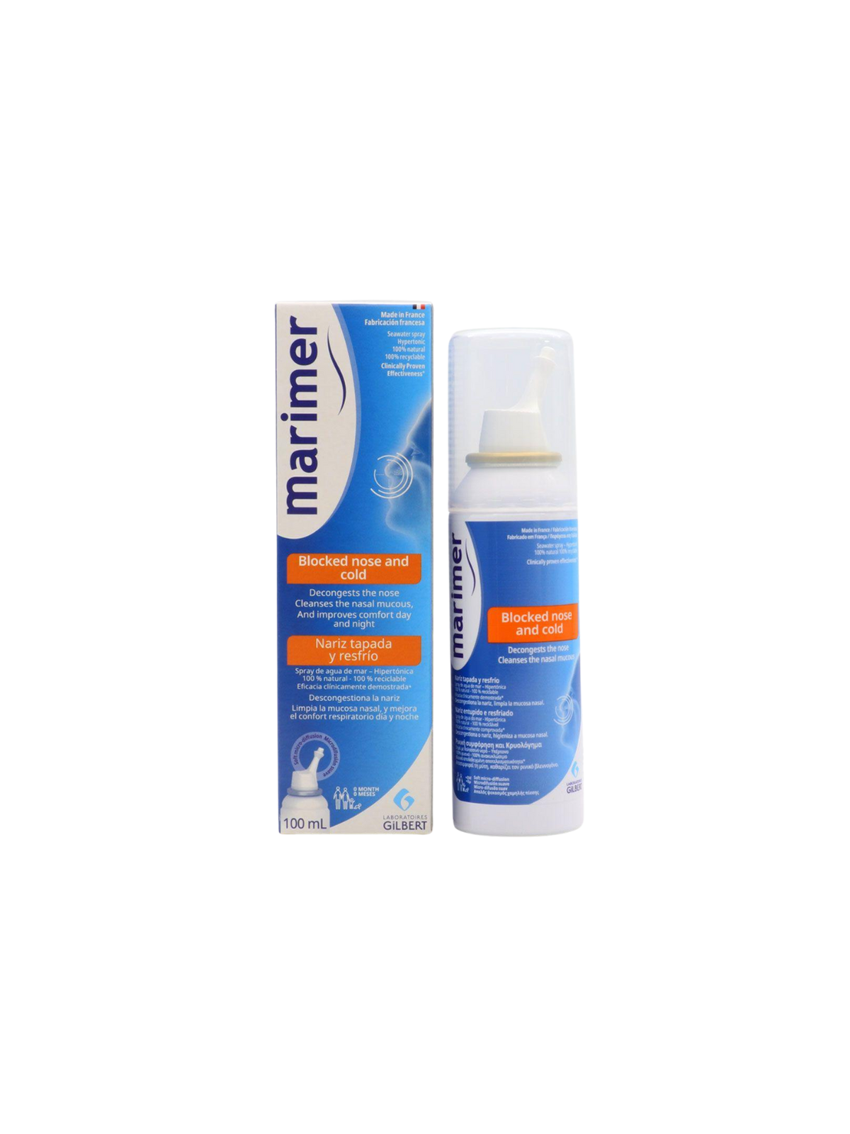 Marimer agua de mar hipertónica spray 100 ml