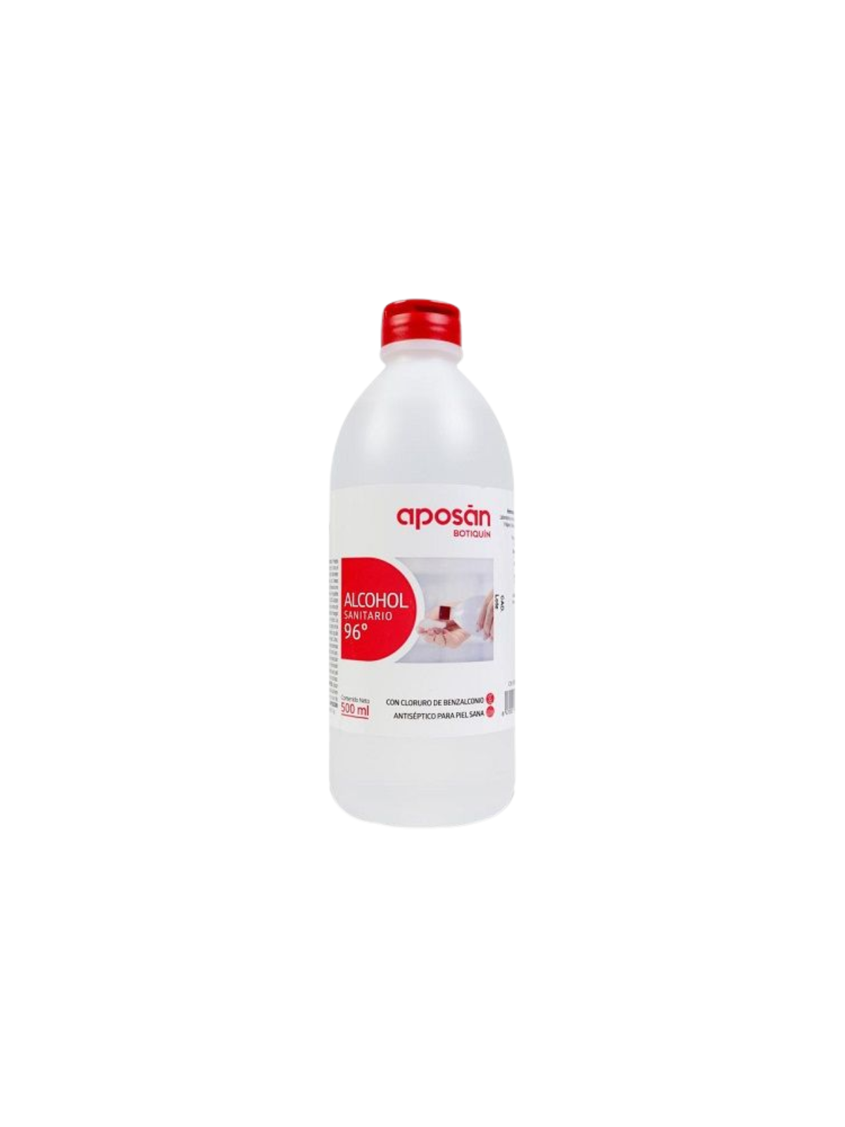 Aposan alcohol 96º cl de benzalconio 500 ml