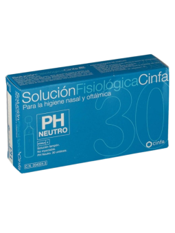Cinfa solucion fisiologica 30 unid.