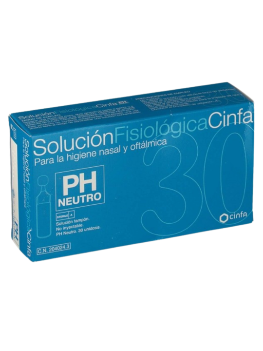 Cinfa solucion fisiologica 30 unid.