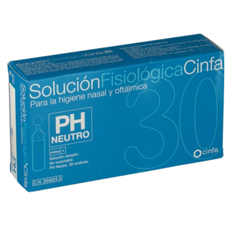 Cinfa solucion fisiologica 30 unid.