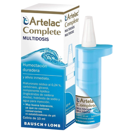 Artelac complete esteril gotas oculares multidosis
