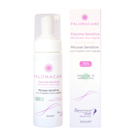 Palomacare espuma sensitiva lavado vulvovaginal