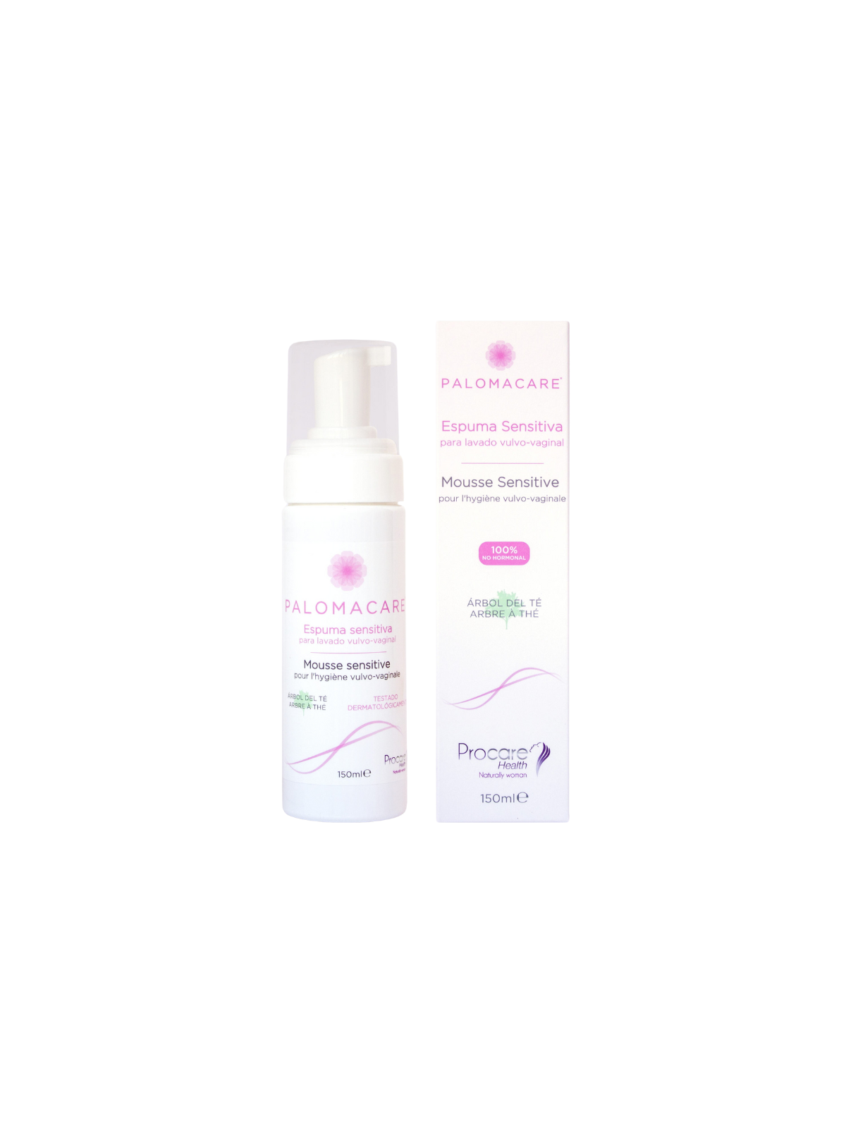 Palomacare espuma sensitiva lavado vulvovaginal