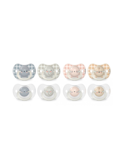 Suavinex Chupete silicona t fisiologica night and day 0-6 meses 2 unidades