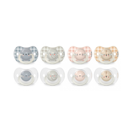 Suavinex Chupete silicona t fisiologica night and day 0-6 meses 2 unidades