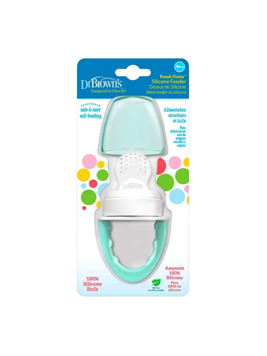 Dr brown´s alimentador antiahogo de silicona verde 4 m