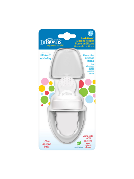 Dr brown´s alimentador antiahogo de silicona gris 4 m