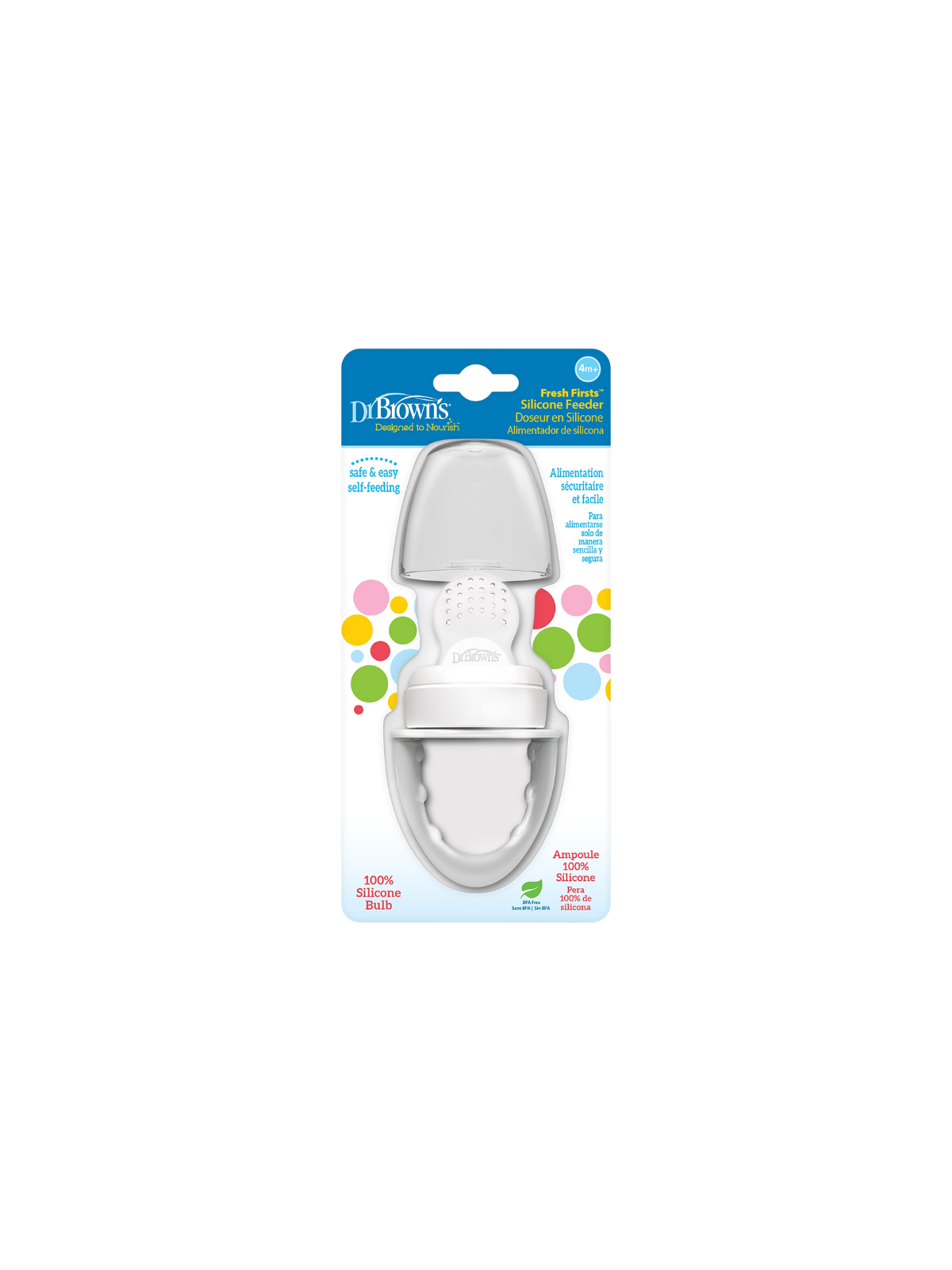 Dr brown´s alimentador antiahogo de silicona gris 4 m