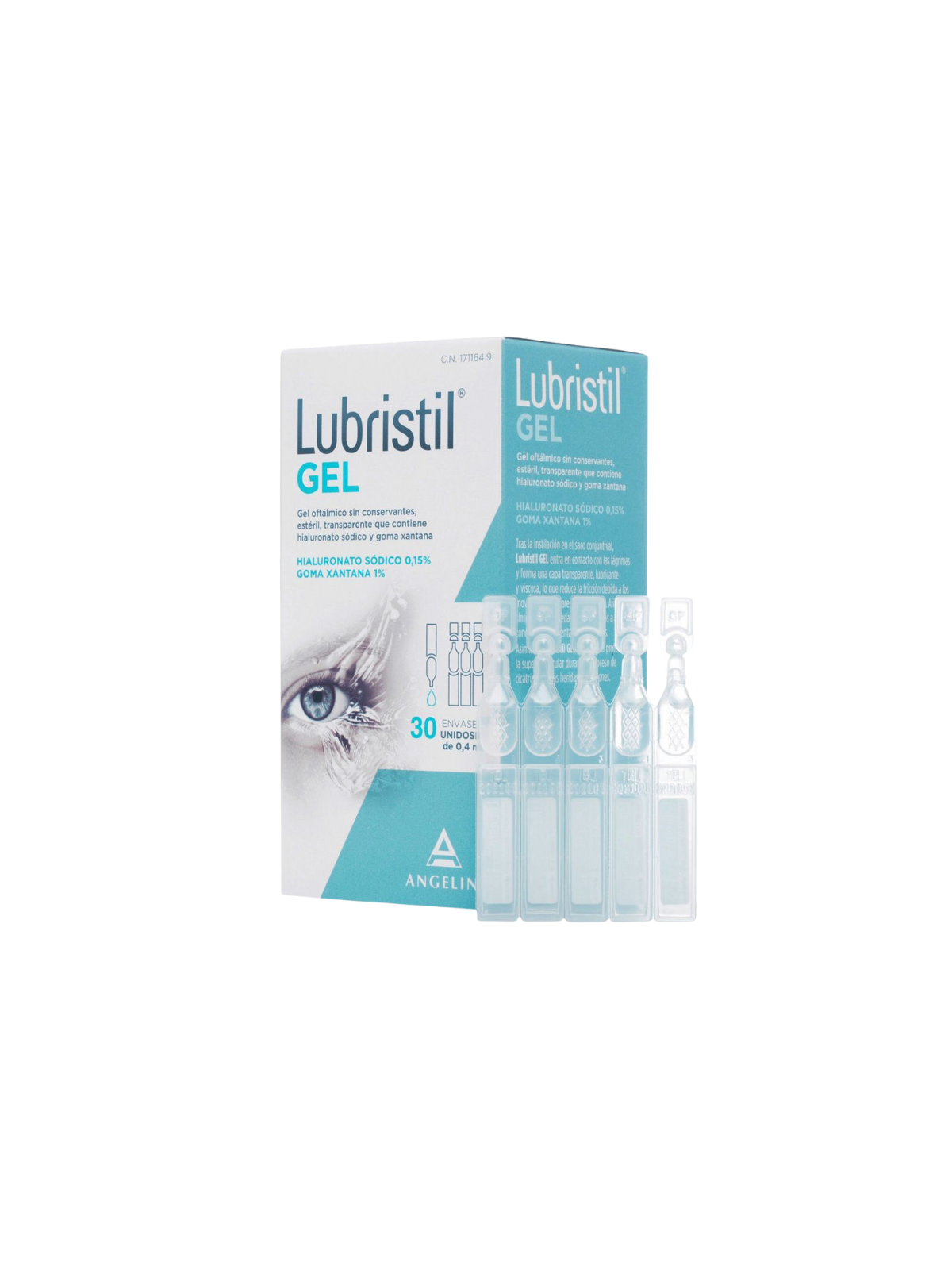 Lubristil gel oftálmico 30 monodosis