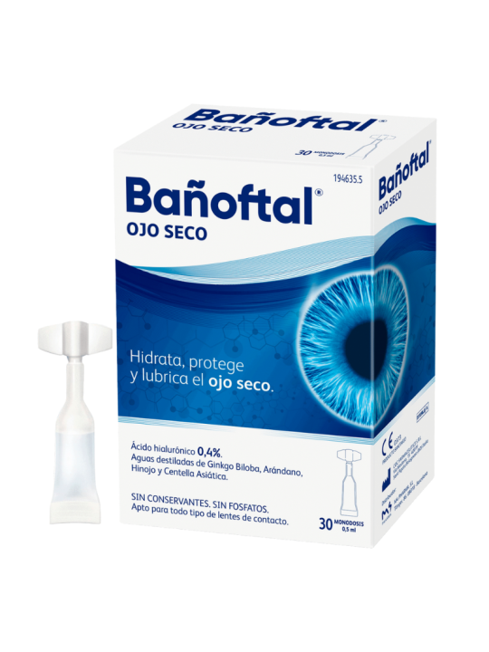 Bañoftal ojo seco monodosis