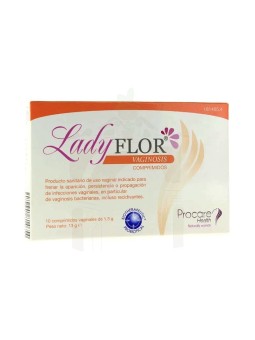 Lady flor vaginosis comprimidos vaginales 10 com