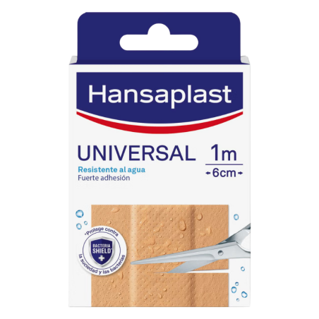 Hansaplast universal aposito adhesivo tira 1 x 6 cm