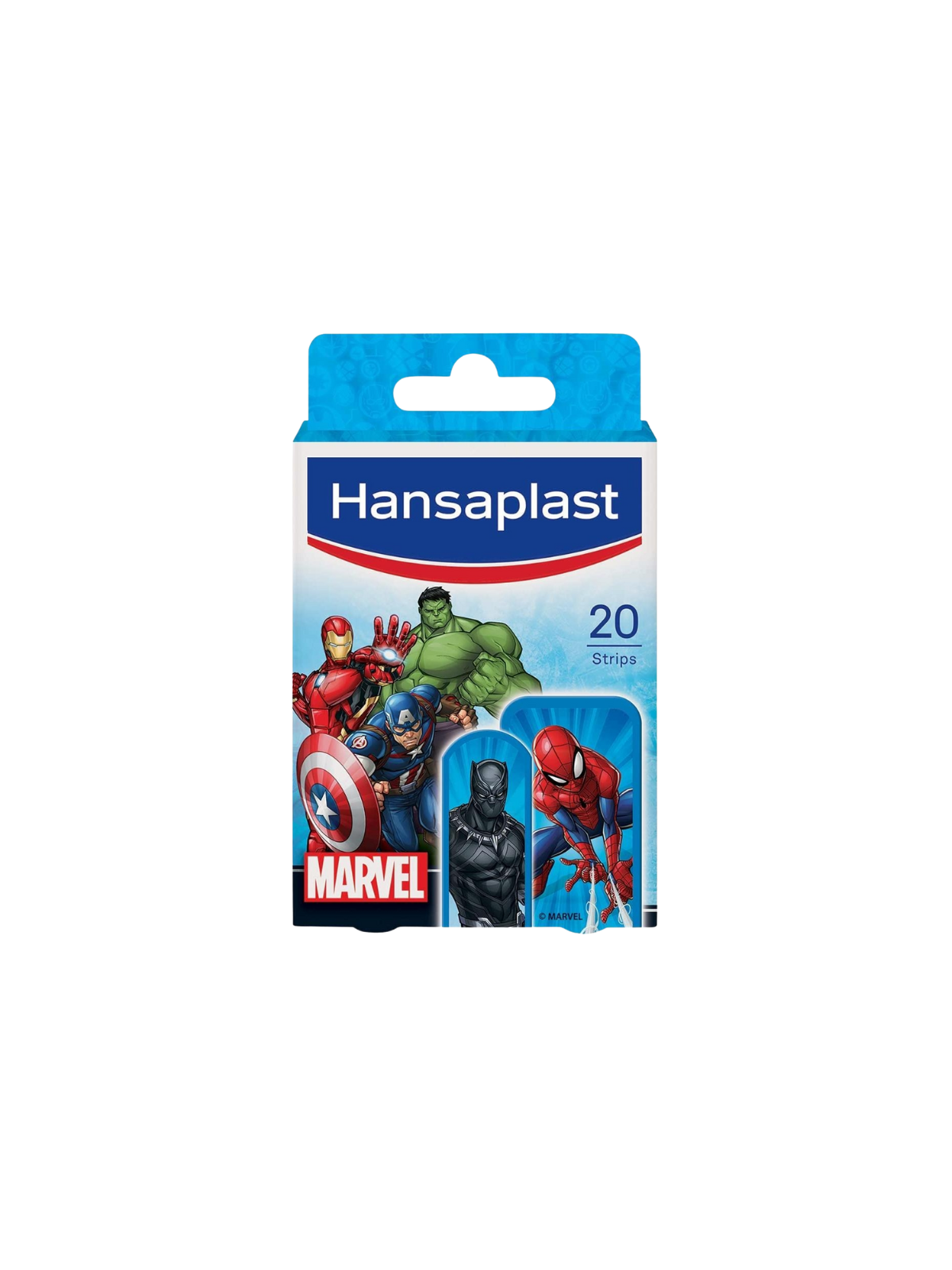 Hansaplast marvel aposito adhesivo 2 tamaños 20 strips