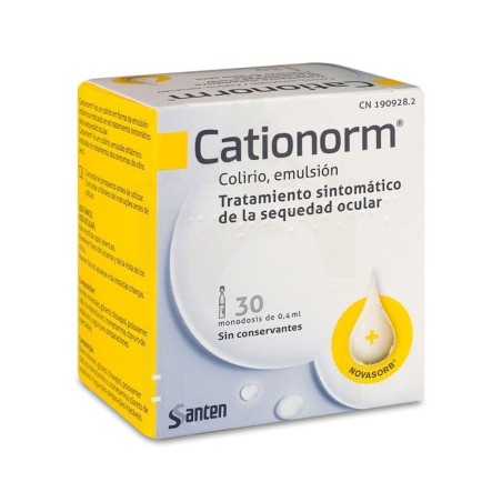 Cationorm colirio emulsion 0.4 ml 30 monodosis