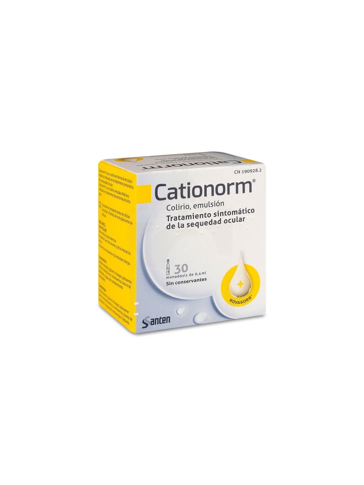 Cationorm colirio emulsion 0.4 ml 30 monodosis