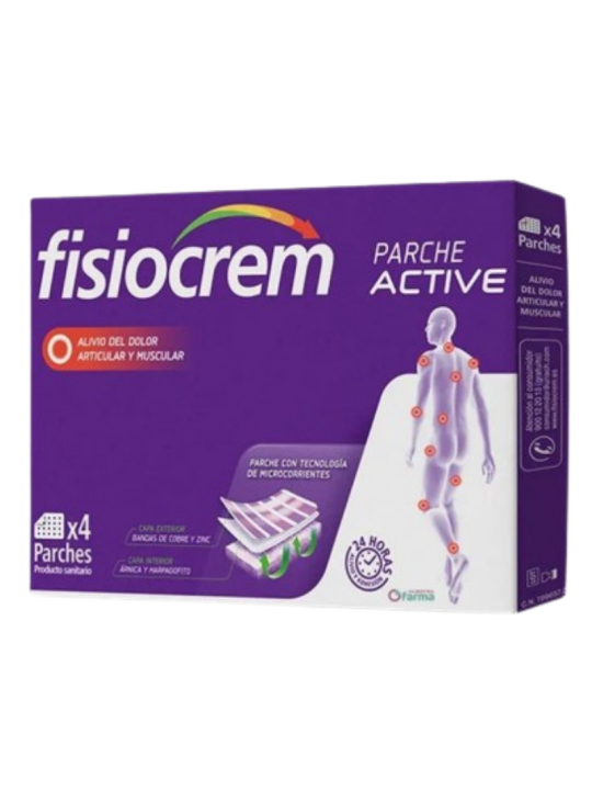 Fisiocrem parche active 4 uni
