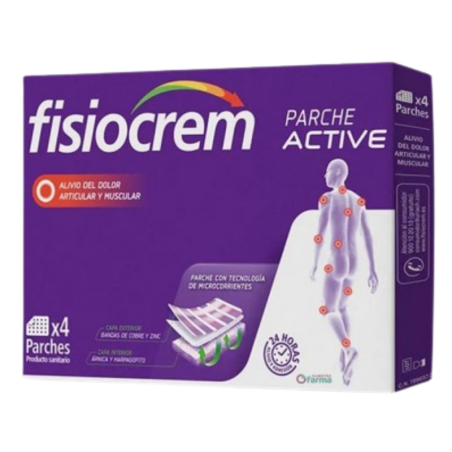 Fisiocrem parche active 4 uni