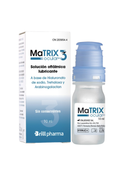 Matrix ocular 3 solución lubricante oftálmica 10 ml