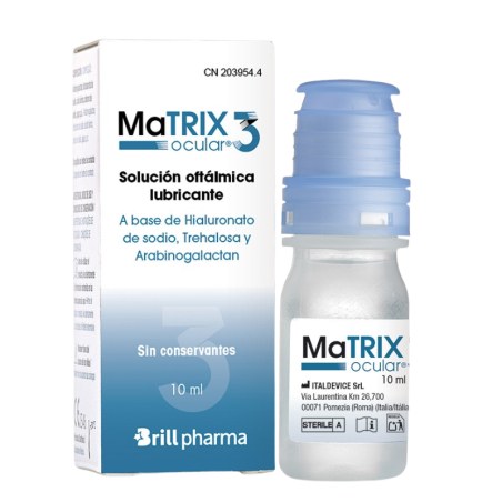 Matrix ocular 3 solución lubricante oftálmica 10 ml