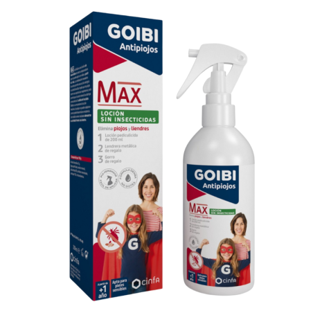 Goibi antipiojos max locion sin insecticidas 200 ml