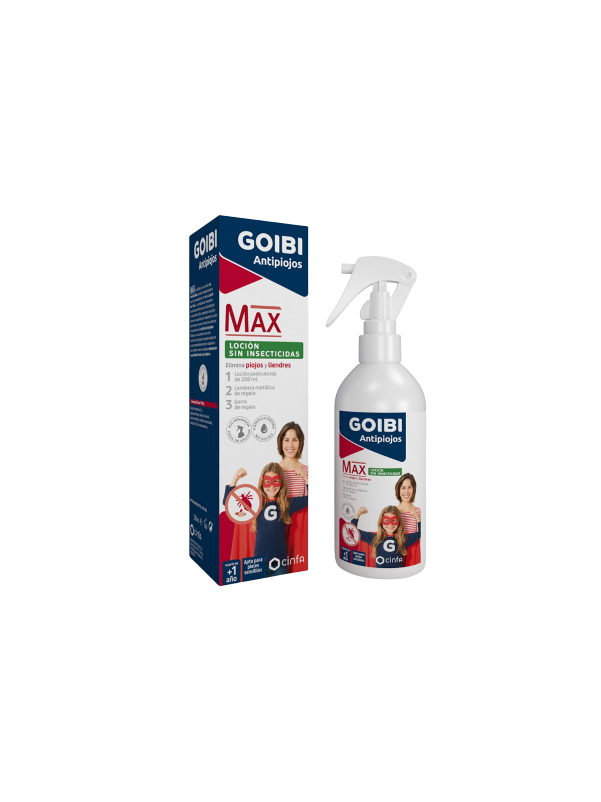 Goibi antipiojos max locion sin insecticidas 200 ml