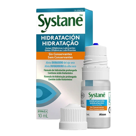 Systane Hidratación gotas oftálmicas lubricantes 10 ml (sin conservantes)