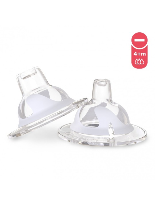 Twistshake tetina anticolico silicona x2 t/spout pico +4 meses