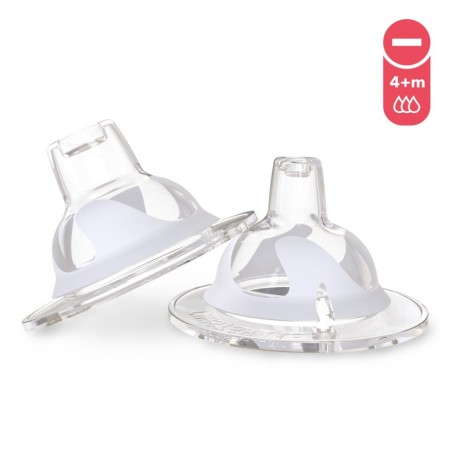 Twistshake tetina anticolico silicona x2 t/spout pico +4 meses