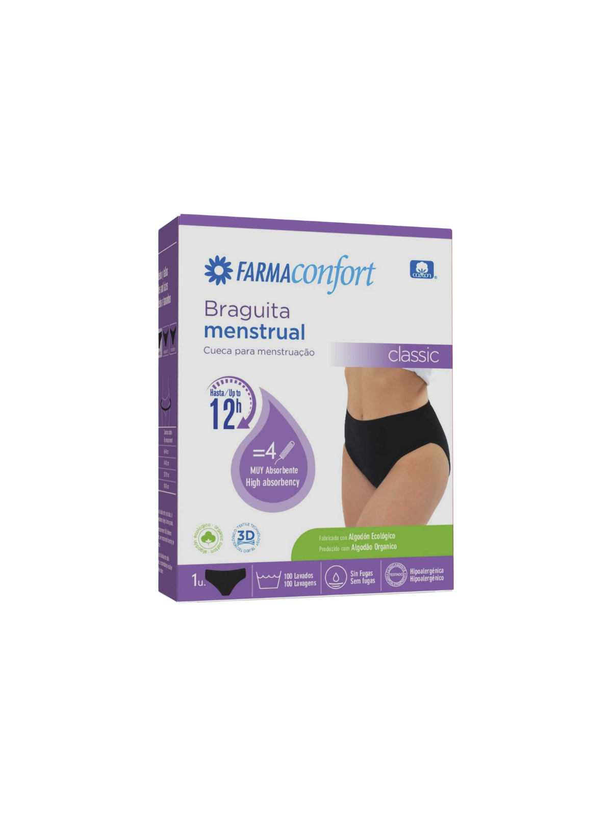 Farmaconfort braguita menstrual classic talla S
