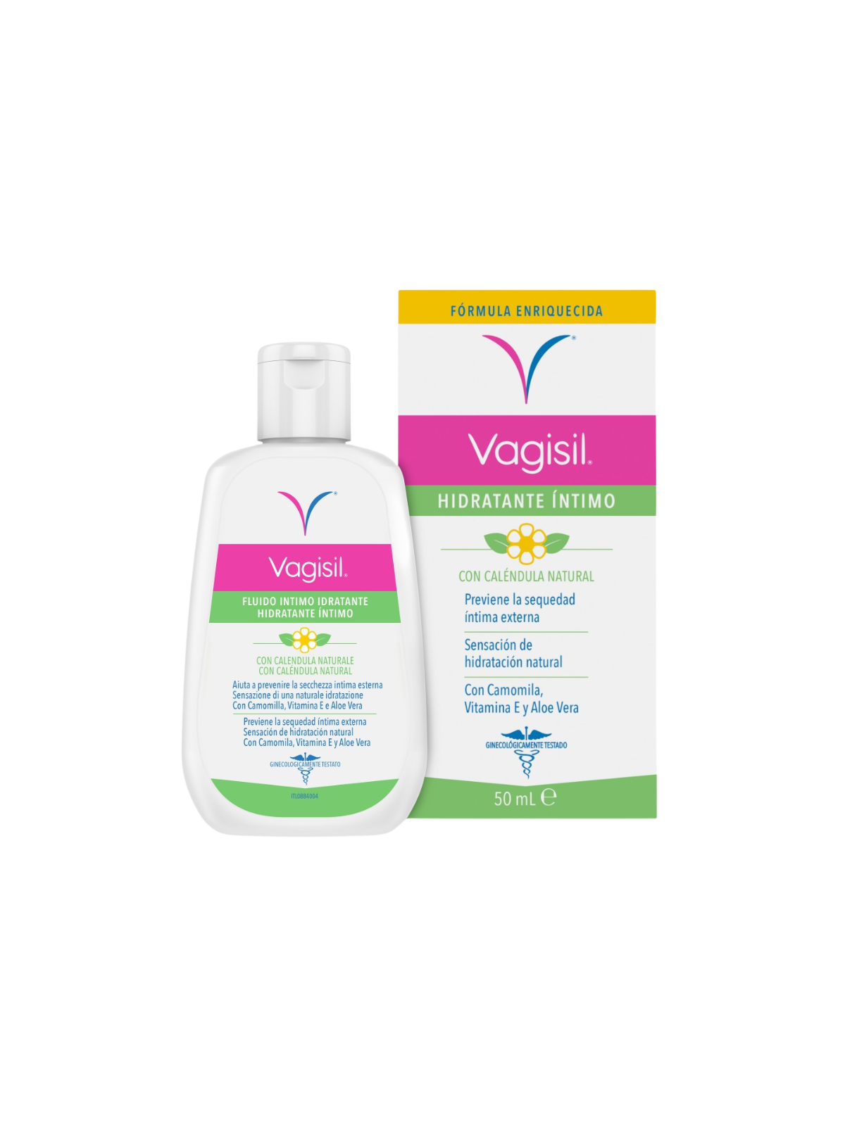 Vagisil hidratante íntimo con camomila y aloe
