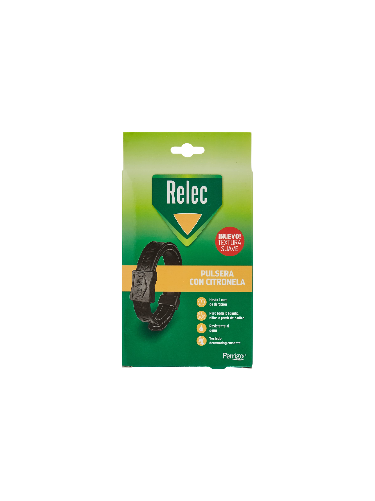 Relec pulsera aromática negra
