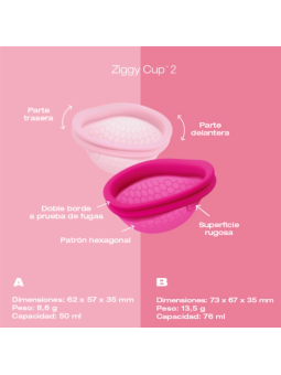 Ziggy cup 2 copa menstrual talla A