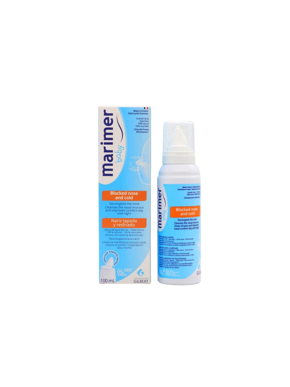 Marimer baby spray agua mar hipertonica 100 ml