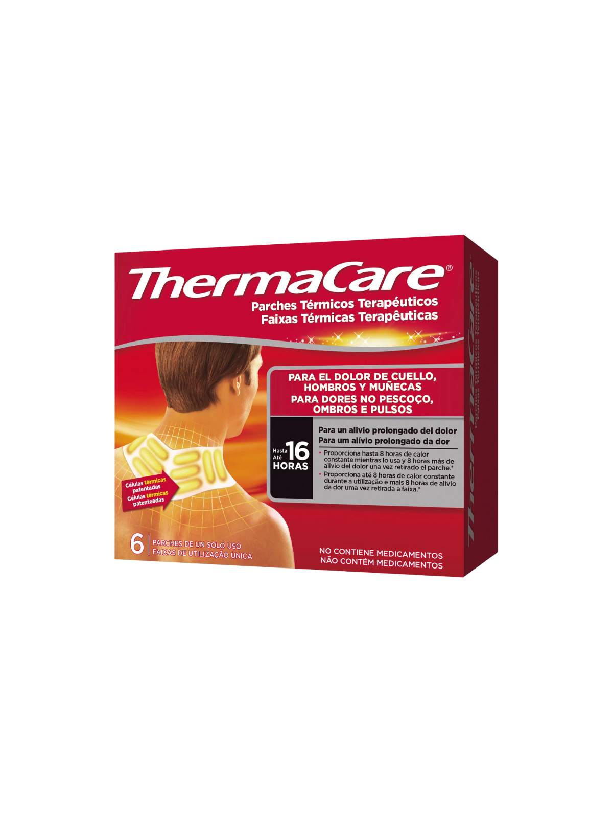 Thermacare Parche Térmico Cuello Hombro Y Muñeca 6 parches