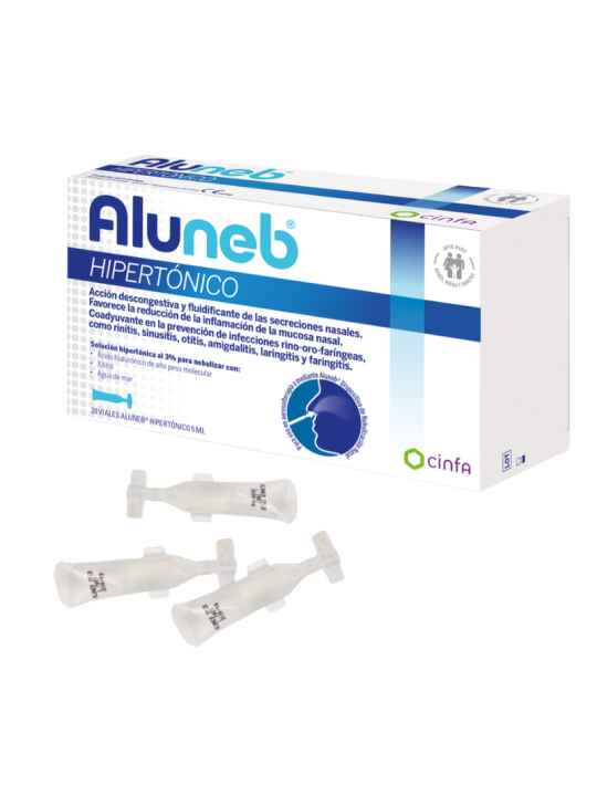 Aluneb Hipertónico 20 viales 5 ml
