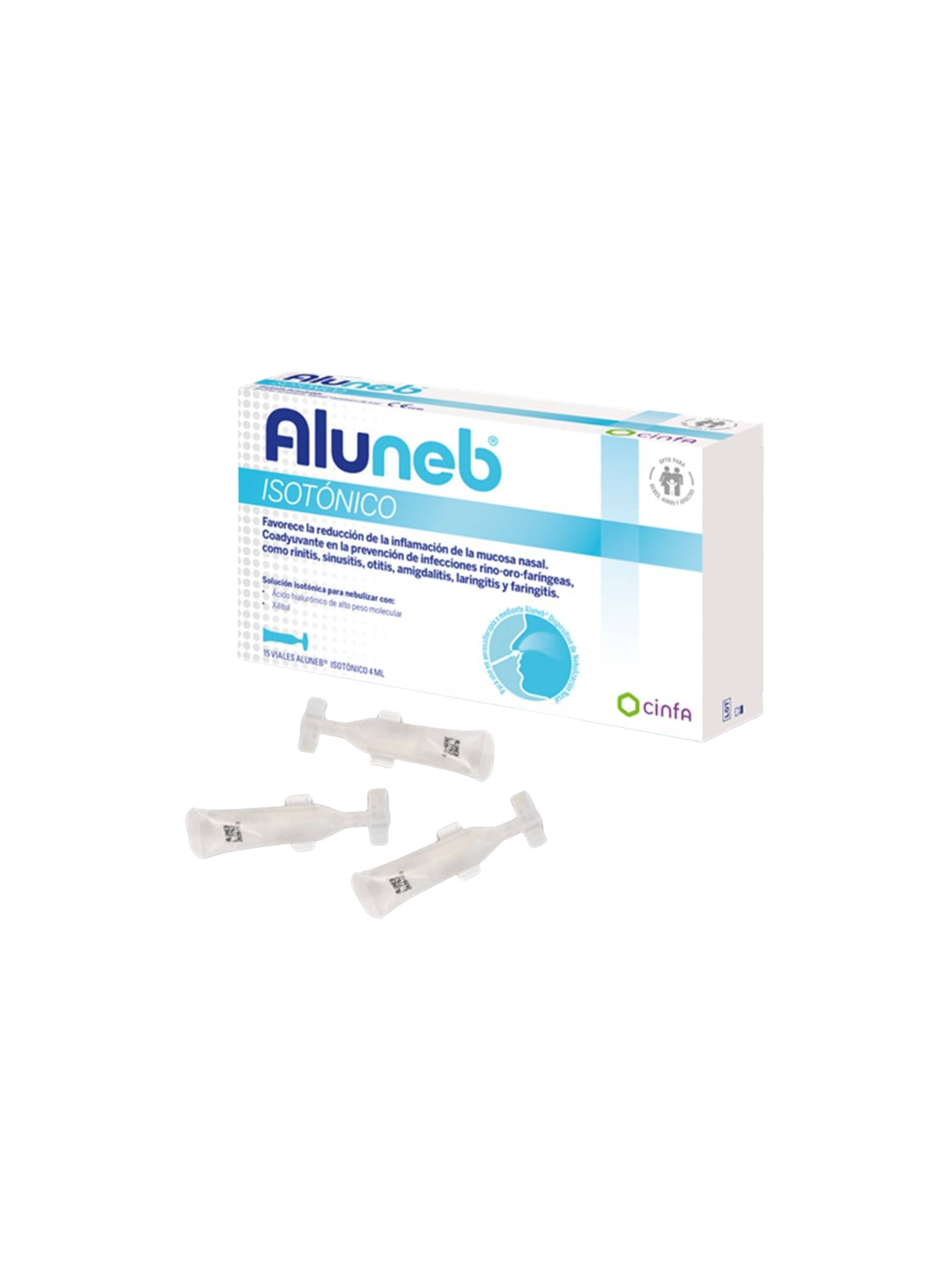 Aluneb Isotónico 15 viales 4 ml