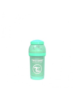 Twistshake biberon anticolico pastel verde 180 ml